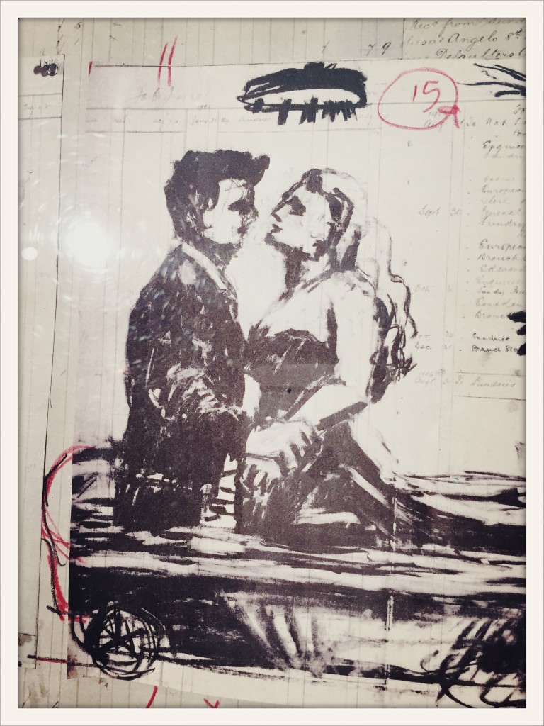 Work by William Kentridge, Venice Art Biennale 2015 © photo Lower East