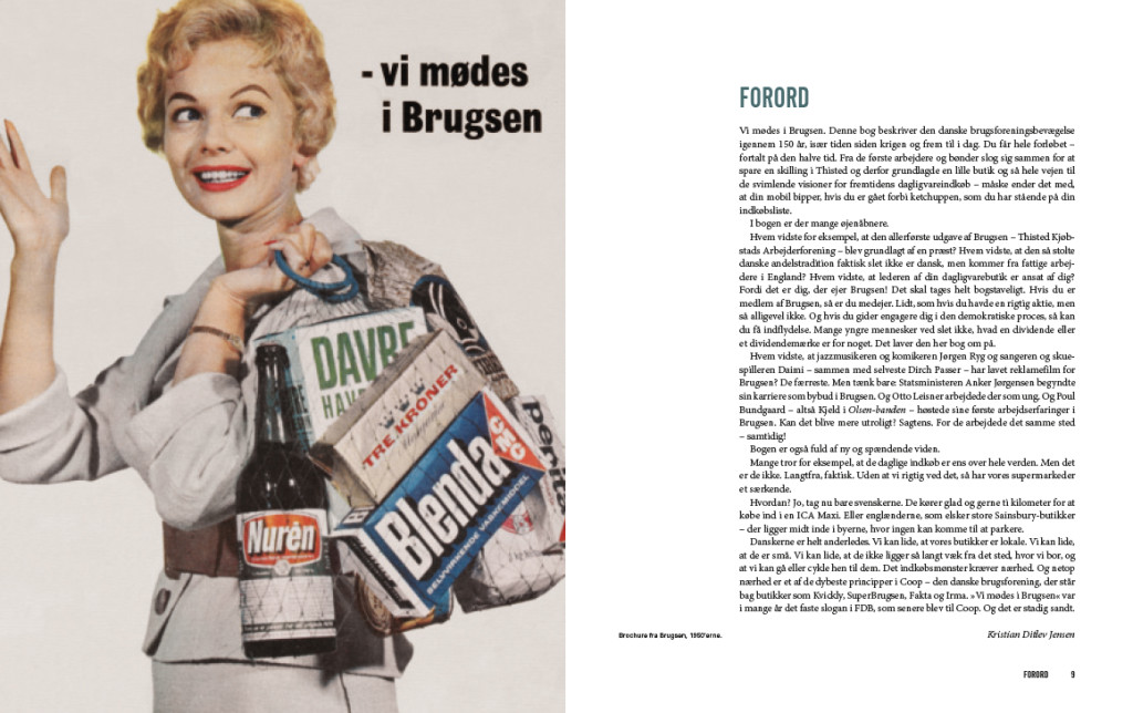 Book design. “Vi mødes i Brugsen“ ©lowereast